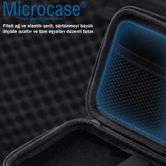 Microcase Harddisk Usb Bellek Hafıza Kartı Vb Taşıma Çantası 2.5 Inch AL5426