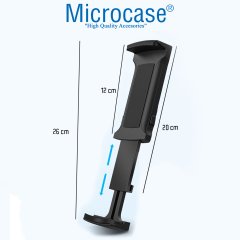 Microcase Araç İçi Koltuk Arkası Tablet Telefon Tutucu Siyah - AL2906