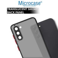 Microcase Samsung Galaxy S21 FE 5G London Serisi Darbeye Dayanıklı Kılıf - Buzlu Siyah