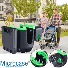 Microcase Bisiklet Bebek Arabası için Şişe Biberon Bardak ve Telefon Tutucu - AL2816