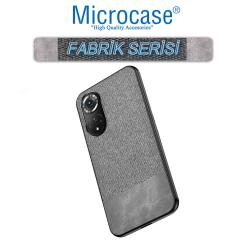Microcase Honor 50 Fabrik Serisi Kumaş Desen Kılıf - Gri
