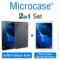 Microcase Samsung Galaxy Tab A P580 P585 P587 Silikon Kılıf+Nano