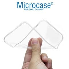 Microcase Xiaomi Redmi 8A Ultra İnce 0.2 mm Soft Silikon Kılıf + Tam Kaplayan Çerçeveli Cam
