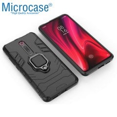 Microcase Xiaomi Mi 9T - Mi 9T Pro Batman Serisi Yüzük Standlı Armor