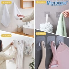 Microcase Kendinden Yapışkanlı  Banyo Mutfak Eşya Havlu Vb Ürün Askılığı- AL4835 1 Adet