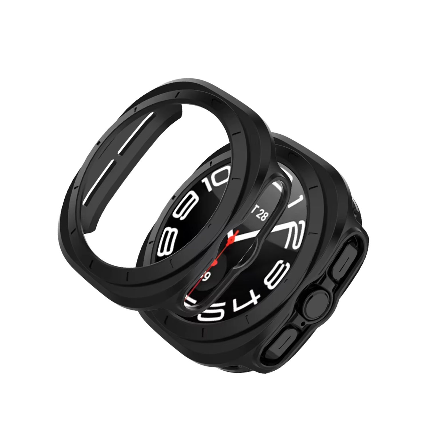 Microcase Samsung Galaxy  Watch 7 Ultra  Önü Açık Sert Slim Rubber Kılıf - AL3172