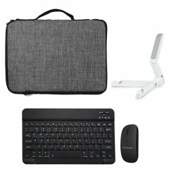 Microcase Casper VIA S40 10.4 inch FHD Tablet  Tablet Çanta + Bluetooth Klavye + Mouse + Tablet Standı - AL8112