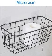 Microcase Güçlü Plastik  Yapışkanlı  Suya Dayanıklı Banyo Mutfak Eşya Taşıma Raf Askılığı 1 Adet -Şeffaf AL4269