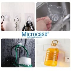 Microcase Kendinden Yapışkanlı  Banyo Mutfak Eşya Havlu Vb Ürün Askılığı- AL4835 5 Adet