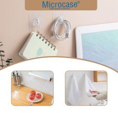 Microcase Kendinden Yapışkanlı  Banyo Mutfak Eşya Havlu Vb Ürün Askılığı- AL4835 5 Adet