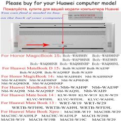 Microcase Magicbook 14 Shell Rubber Kapak Kılıf - Şeffaf