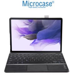 Microcase Samsung Galaxy Tab S7 FE SM-T733 12.4 inch Bluetooth Touchpad Klavye + Standlı Kılıf - BKK2