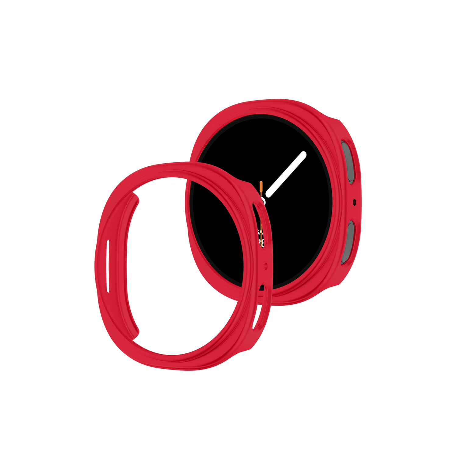 Microcase Samsung Galaxy Watch 8 40mm Önü Açık Tasarım Silikon Kılıf - AL3172