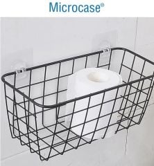Microcase Güçlü Plastik  Yapışkanlı  Suya Dayanıklı  Banyo Mutfak Eşya Taşıma Raf Askısı 5 Adet -Şeffaf AL4269