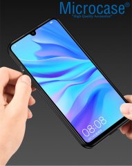 Microcase Xiaomi Redmi 8A Fabrik Serisi Kumaş ve Deri Desen Kılıf - Gri