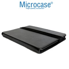 Microcase Lenovo Tab 2 A10-70 Alfa Book Case PU Deri Standlı Kılıf - Siyah