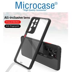 Microcase Samsung S22 Ultra 5G Ball Serisi Darbeye Dayanıklı Köşe Korumalı Kılıf