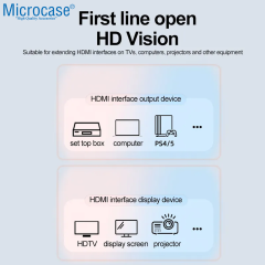 Microcase Ultra HD 8K Alüminyum Başlıklı HDMI To HDMI Kablo 5 Metre - AL5085