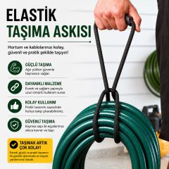 Microcase Çok Amaçlı Kablo Boru Hortum Sarmal Tutucu Askılık 2li SET AL5601