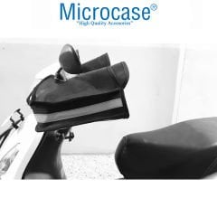 Microcase Su Geçirmez Motosiklet Rüzgar Koruyucu Elcik Reflektörlü El Koruyucu Kılıf - AL3227
