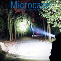 Microcase USB Şarjlı 3 Gözlü 4 Fonksiyonlu Oynarbaşlıklı Profesyonel Kafa Lambası-AL3939