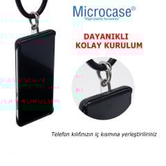 Microcase  Telefon  İp Askılıklar için Plastik  Tutacak Bağlantı Parçası Şeffaf-AL4831 1 Adet