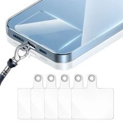 Microcase  Telefon  İp Askılıklar için Plastik   Tutacak Bağlantı Parçası Şeffaf-AL4831 5 Adet
