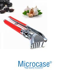 Microcase Döküm Metal Ergonomik Sarımsak Ezeceği ve Zeytin Vişne Kiraz Çekirdek Çıkarıcı - AL3807