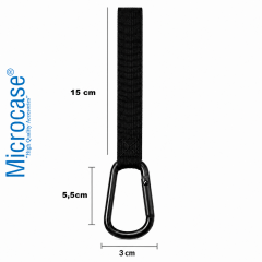Microcase Bisiklet Motosiklet Bebek Arabası Yaylı Yük Eşya Poşet Taşıyıcı Metal Askılık 2li SET AL5598