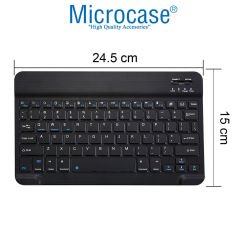 Microcase Philips M10 Pro 4GB 64GB 10.1'' FHD Tablet için Bluetooth Klavye + Mouse + Tablet Standı - AL2765