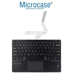 Microcase Xiaomi Redmi Poco Pad 12.1    inç  Tablet için  Tablet Bluetooth Touchpad Klavye 28 cm (TR Sticker) + Tablet Standı - AL2756