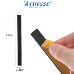 Microcase   Kesilip Ayarlanabilir  Silikon Aşınmaya Dayanıklı  Ses Önleyici Bavul Valiz Teker Kılıfı Siyah -AL4830 8 Adet