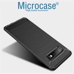 Microcase Samsung Galaxy S10 Plus Brushed Silikon Kılıf