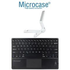 Microcase Xiaomi Redmi Pad Pro 12 inch   Tablet için  Tablet Bluetooth Touchpad Klavye 28 cm (TR Sticker) + Tablet Standı - AL2756