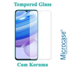 Microcase Xiaomi Redmi 9A Focus Serisi Yüzük Standlı Silikon Kılıf - Siyah + Tempered Glass Koruma