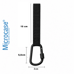 Microcase Bisiklet Motosiklet Bebek Arabası Kilitli Yaylı Yük Eşya Poşet Taşıyıcı Metal Askılık 2li SET AL5599