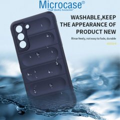Microcase Samsung Galaxy S22 Miami Serisi Darbeye Dayanıklı Silikon Kılıf - Açık Gri