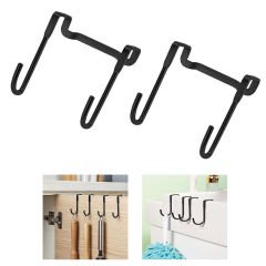 Microcase   Paslanmaz Çelik Metal Banyo Duşakabin Mutfak vb Alanlar için Askılık S Model -AL4837  2 Adet