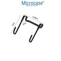 Microcase   Paslanmaz Çelik Metal Banyo Duşakabin Mutfak vb Alanlar için Askılık S Model -AL4837  2 Adet