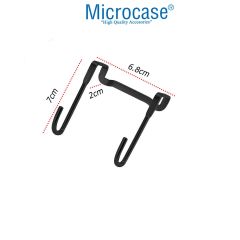 Microcase   Paslanmaz Çelik Metal Banyo Duşakabin Mutfak vb Alanlar için Askılık S Model -AL4837  2 Adet
