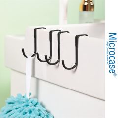 Microcase   Paslanmaz Çelik Metal Banyo Duşakabin Mutfak vb Alanlar için Askılık S Model -AL4837  2 Adet