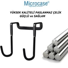 Microcase   Paslanmaz Çelik Metal Banyo Duşakabin Mutfak vb Alanlar için Askılık S Model -AL4837  2 Adet