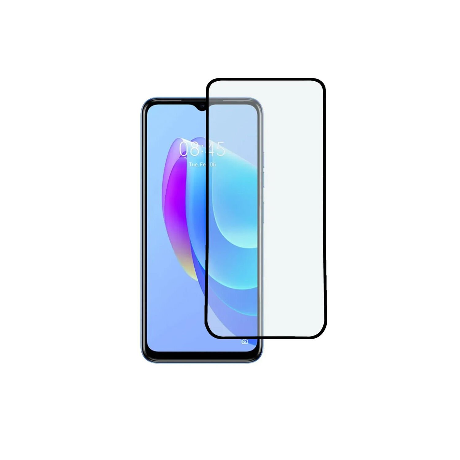 Microcase Tecno Spark 10C Tam Kaplayan Çerçeveli Tempered Ekran Koruyucu - AL3276