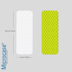 Microcase 10in1 Bebek Arabası Bisiklet Scooter Elbise için Güvenlik Emniyet Amaçlı Fosforlu Sticker Etiket Seti - AL4999