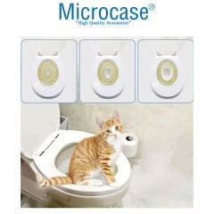 Microcase Kedi Tuvalet Eğitim Seti Kedi Klozet Aparatı - AL3229