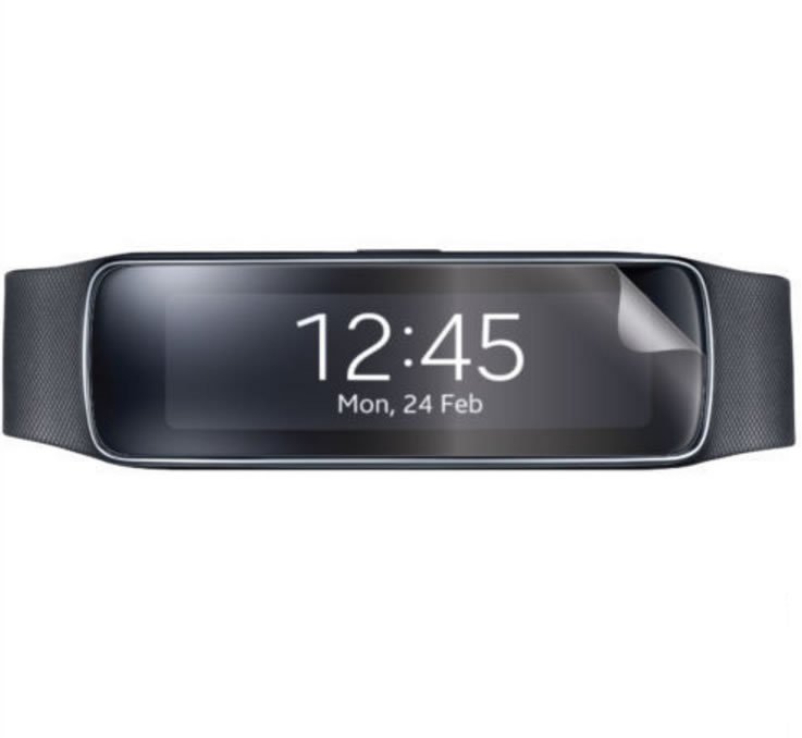 Samsung Gear Fit Ekran Koruma Jelatin Film Screen Guard
