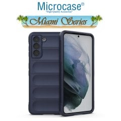 Microcase Samsung Galaxy S22 Plus Miami Serisi Darbeye Dayanıklı Silikon Kılıf - Lacivert