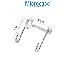 Microcase   Paslanmaz Çelik Metal Banyo Duşakabin Mutfak vb Alanlar için Askılık M Model -AL4838  1 Adet