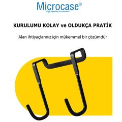 Microcase   Paslanmaz Çelik Metal Banyo Duşakabin Mutfak vb Alanlar için Askılık M Model -AL4838  1 Adet