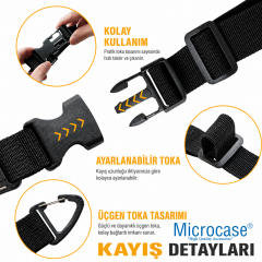 Microcase Ayarlanabilir Çok Amaçlı Kablo Hortum vb Askılık AL5604